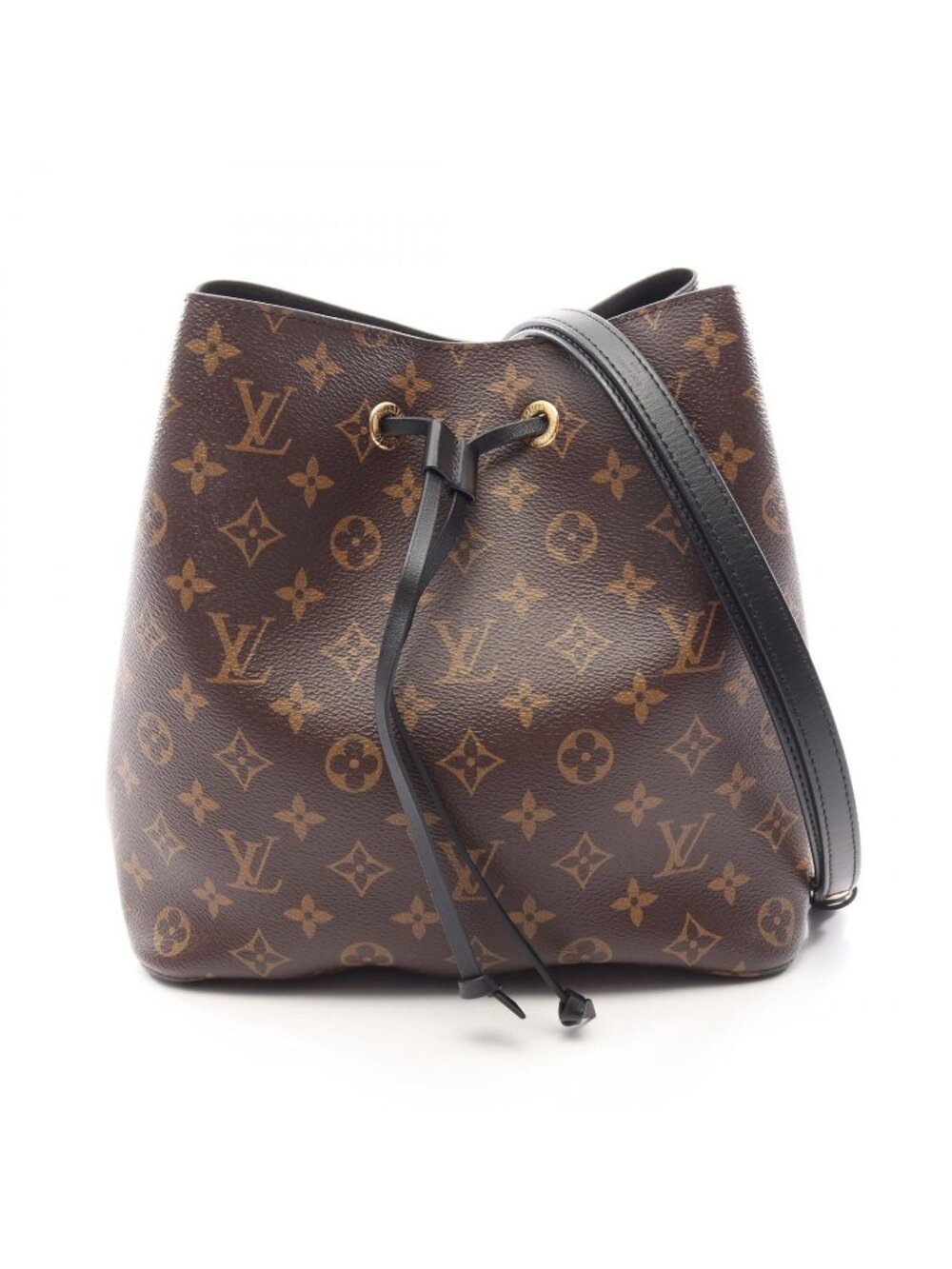 Louis Vuitton Shoulder Bag Neo Noe Noir Leather